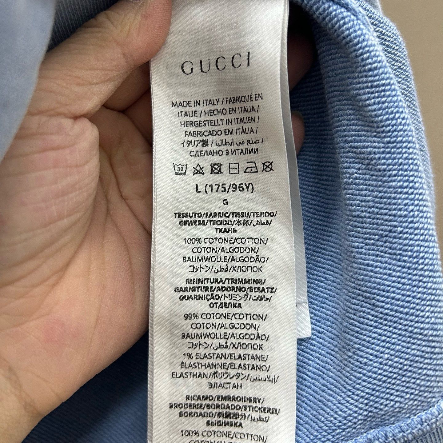 Gucci Gucci Embroidered Logo Sweatshirt Size L Size L / US 10 / IT 46 - 4 Thumbnail