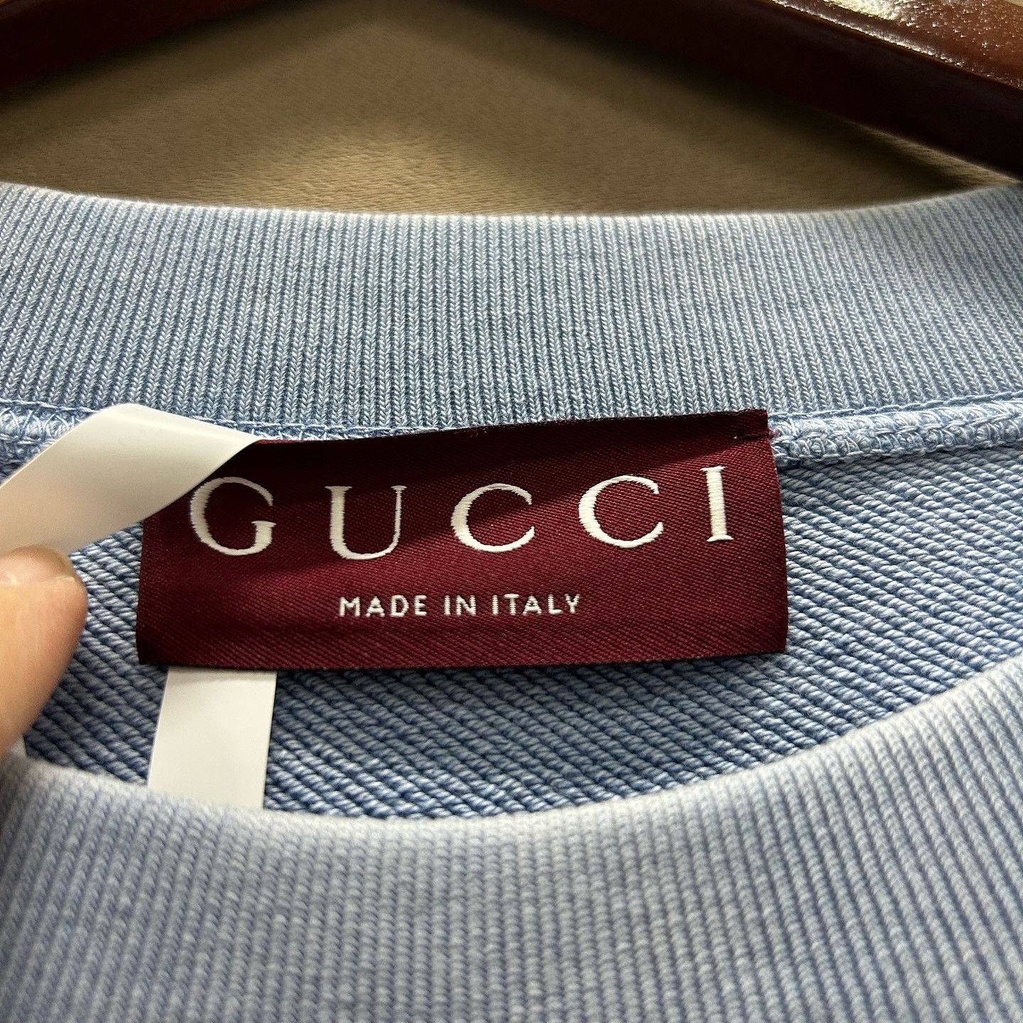 Gucci Gucci Embroidered Logo Sweatshirt Size L Size L / US 10 / IT 46 - 3 Thumbnail
