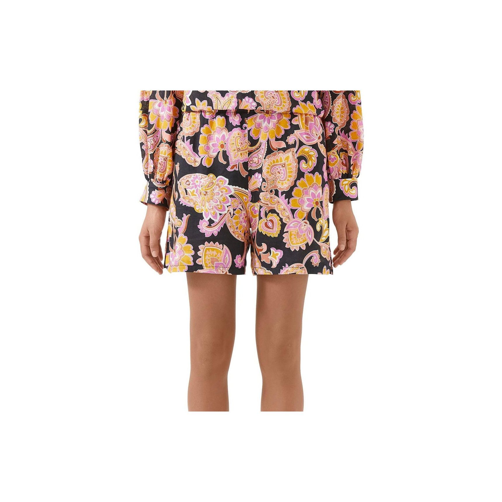 Gucci Gucci Paisley Print Linen Shorts Size 42 Size 28" / US 6 / IT 42 - 9 Thumbnail