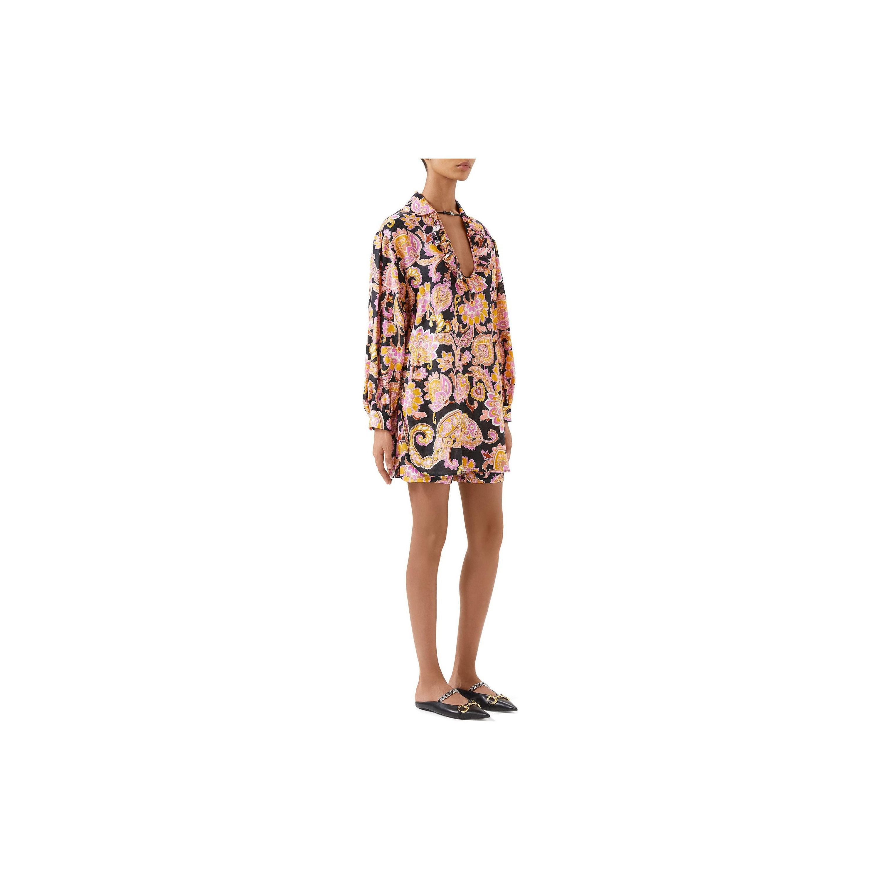 Gucci Gucci Paisley Print Linen Shorts Size 42 Size 28" / US 6 / IT 42 - 7 Thumbnail