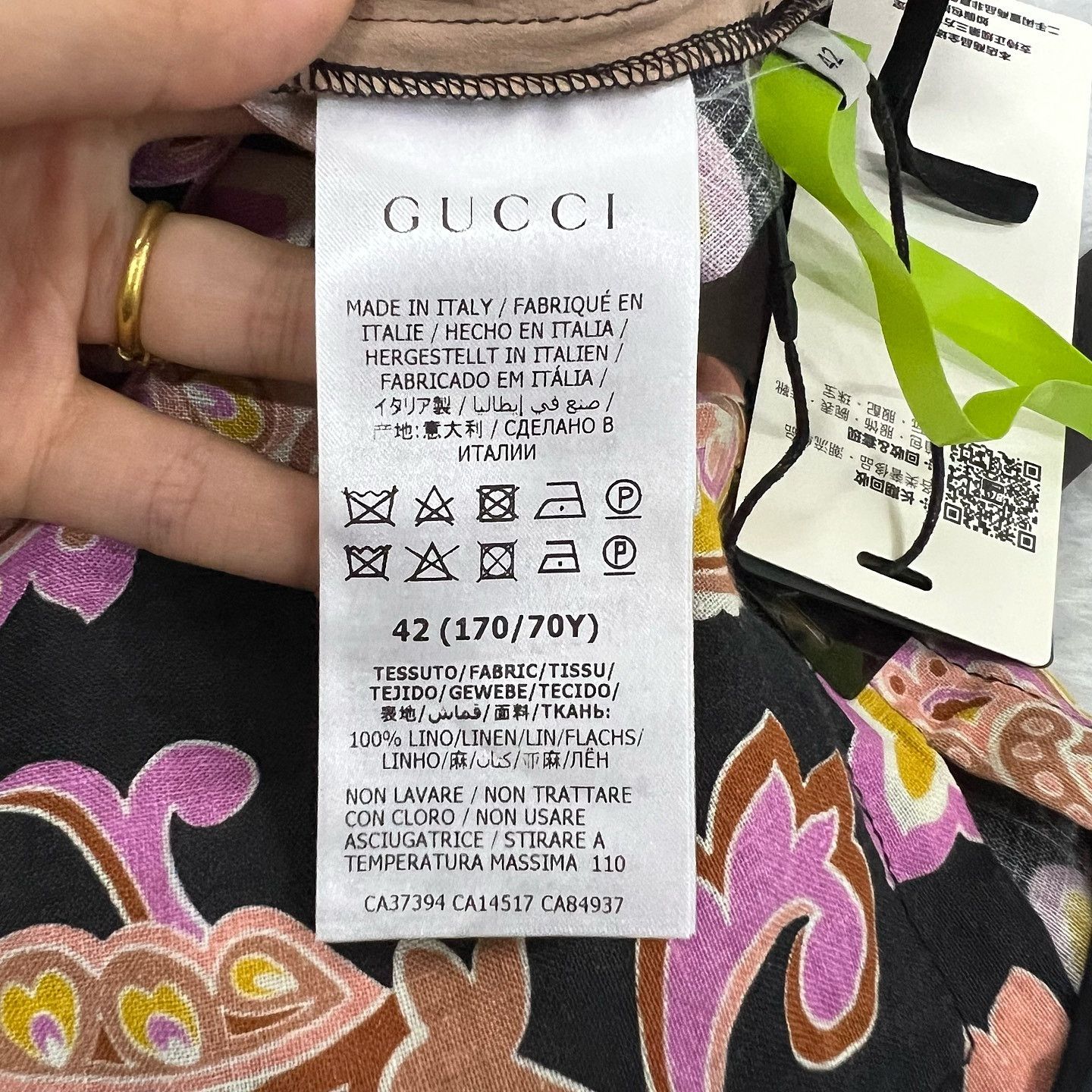 Gucci Gucci Paisley Print Linen Shorts Size 42 Size 28" / US 6 / IT 42 - 4 Thumbnail