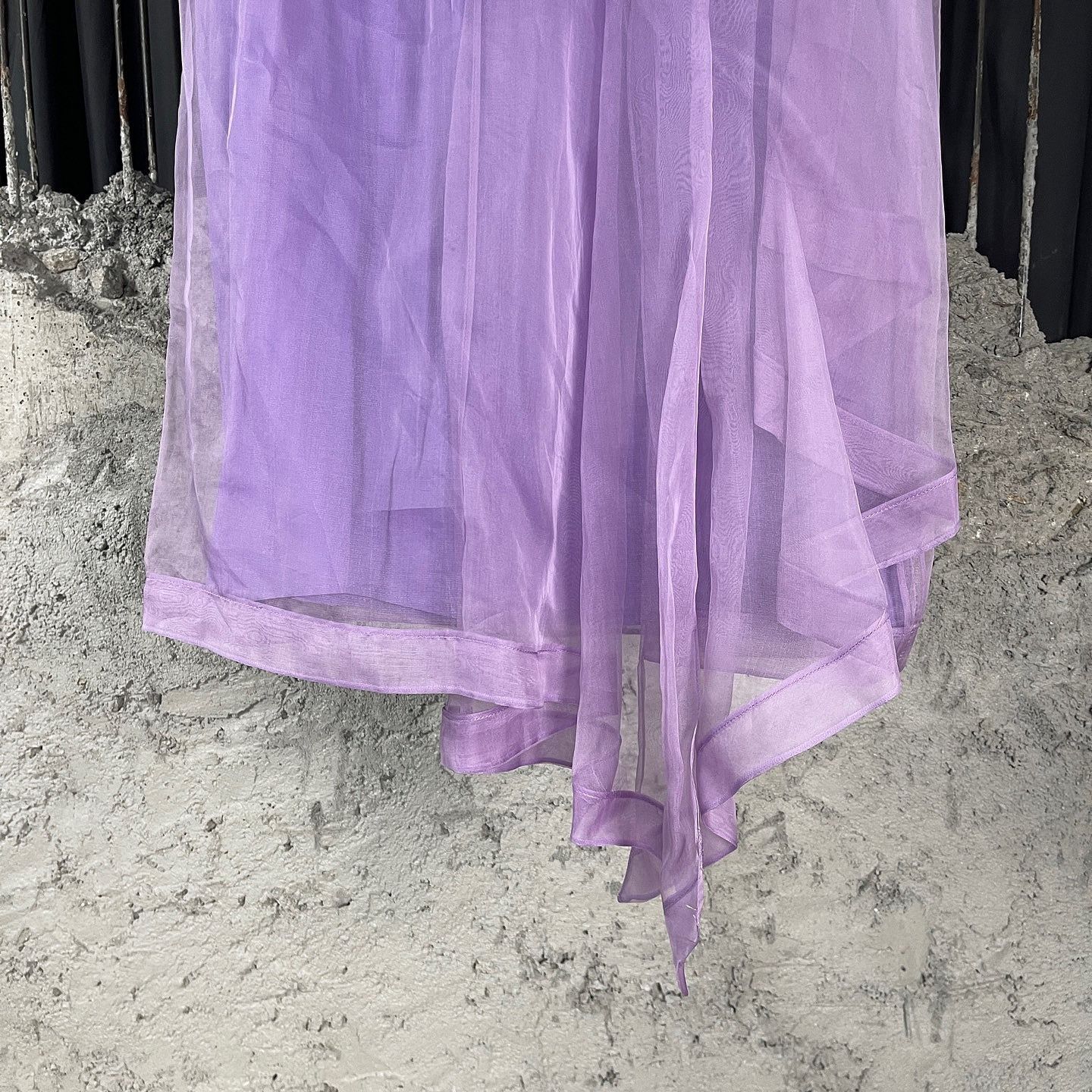 Gucci Gucci Purple Silk Midi Skirt Size 38 Size 26" / US 2 / IT 38 - 7 Thumbnail