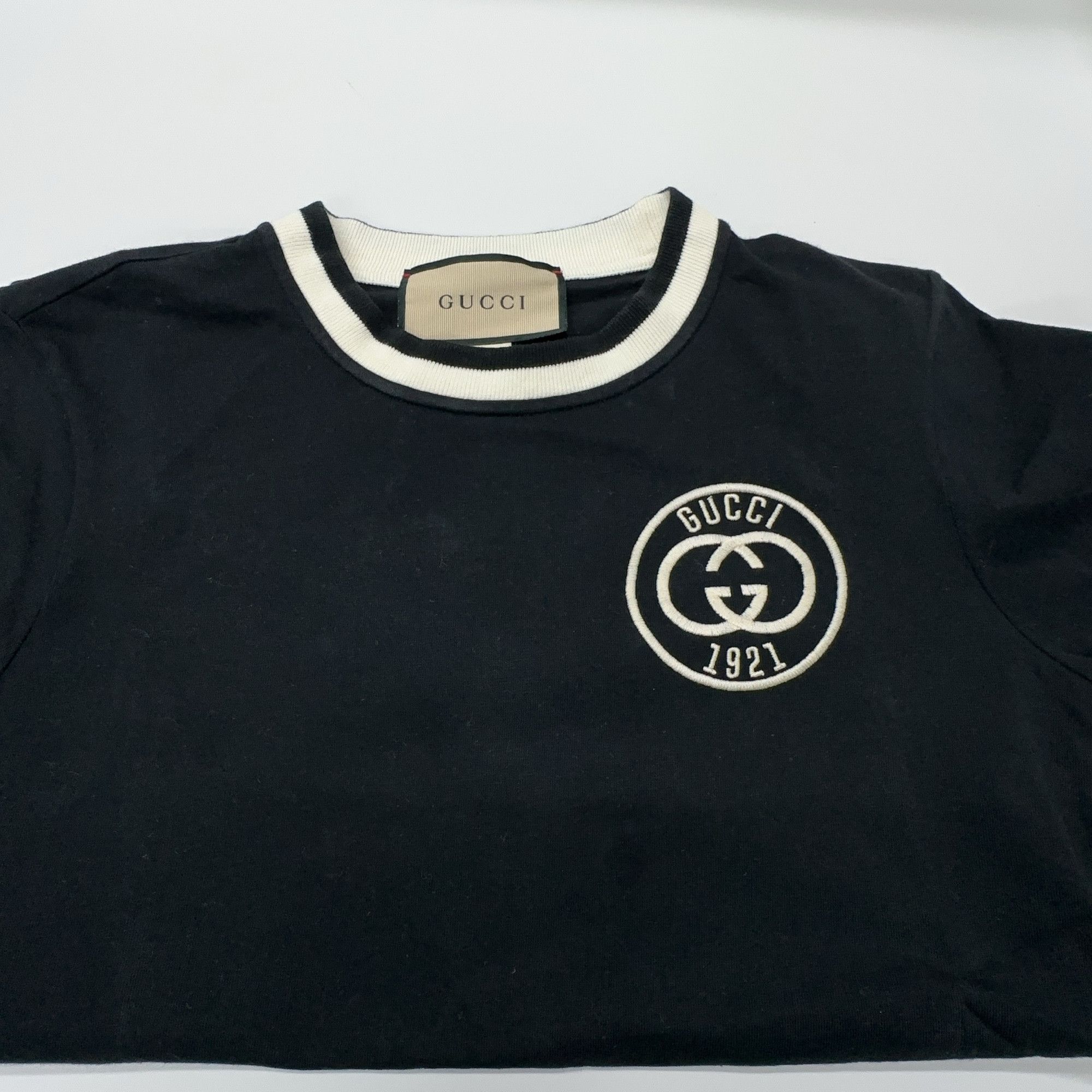 Gucci Gucci 1921 Logo Embroidered T-Shirt Size S Size S / US 4 / IT 40 - 5 Thumbnail