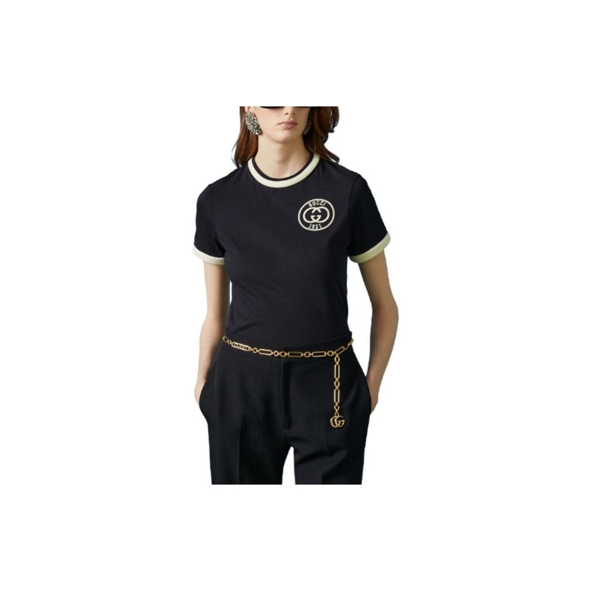 Gucci Gucci 1921 Logo Embroidered T-Shirt Size S Size S / US 4 / IT 40 - 11 Thumbnail