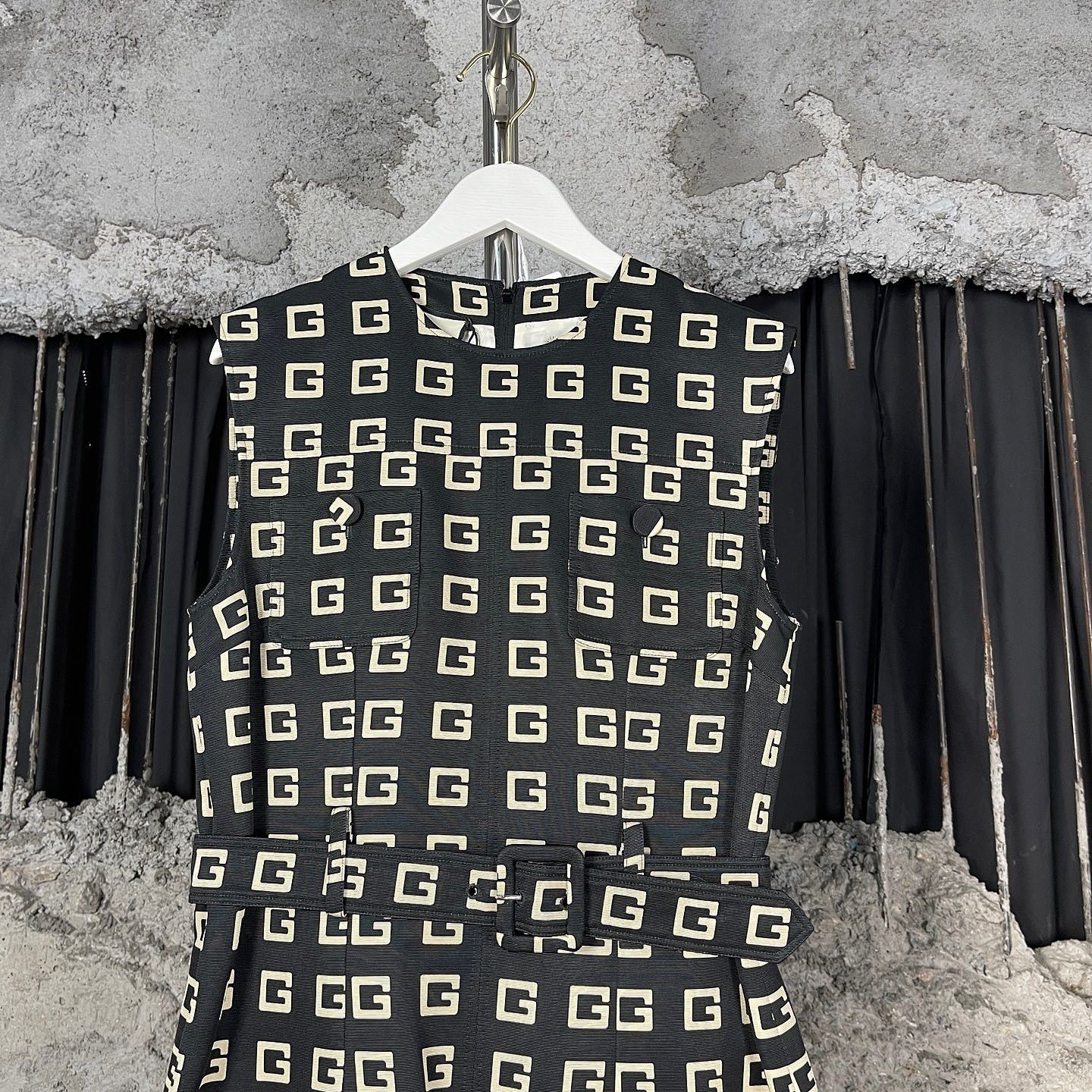 Gucci Gucci GG Square Print Mini Dress Size 38 Size XS / US 0-2 / IT 36-38 - 6 Thumbnail