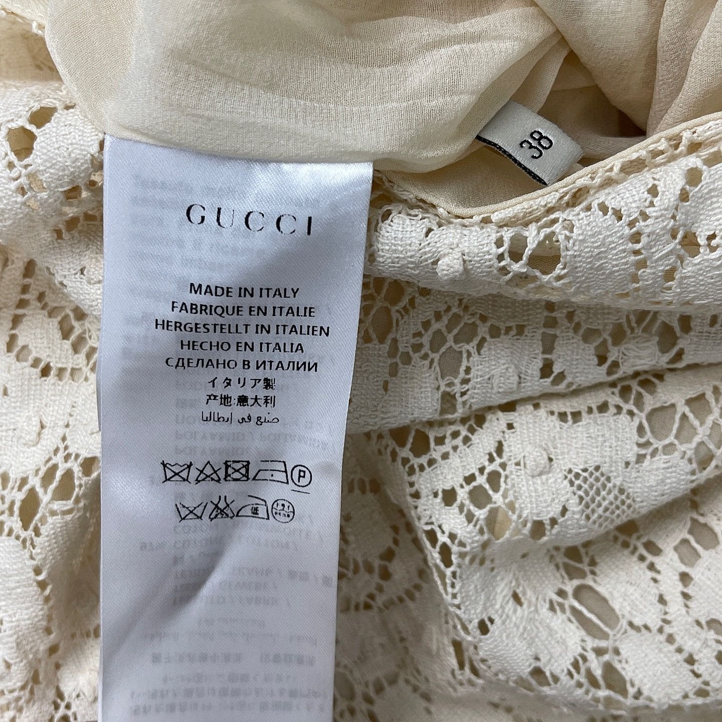 Gucci Gucci Beaded Bow Lace Dress Size 38 Size XS / US 0-2 / IT 36-38 - 4 Thumbnail