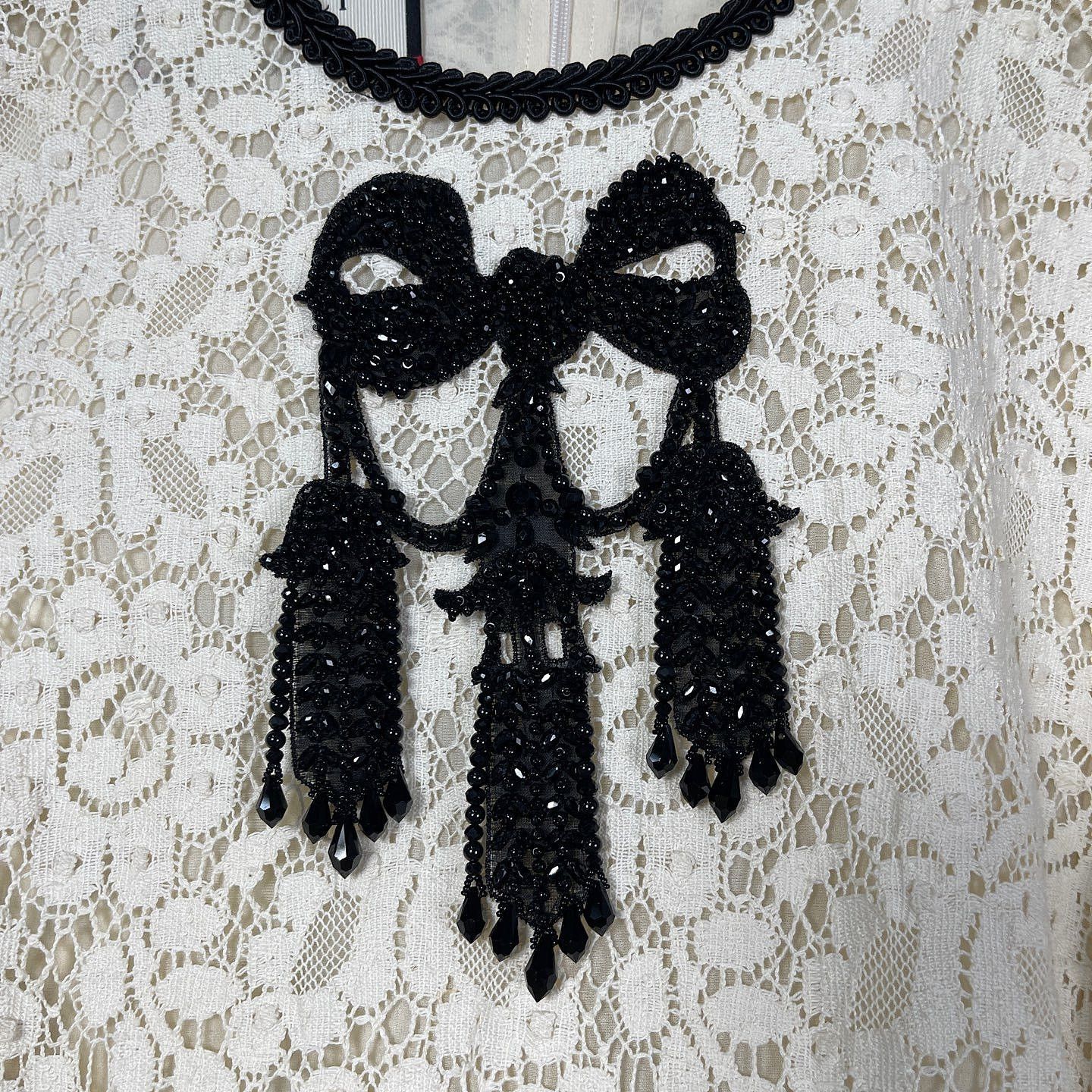 Gucci Gucci Beaded Bow Lace Dress Size 38 Size XS / US 0-2 / IT 36-38 - 8 Thumbnail