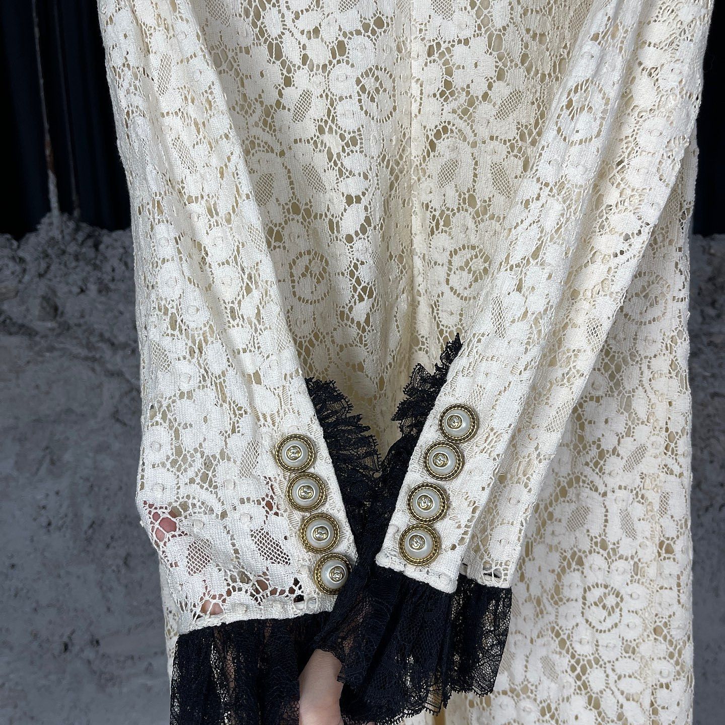 Gucci Gucci Beaded Bow Lace Dress Size 38 Size XS / US 0-2 / IT 36-38 - 7 Thumbnail