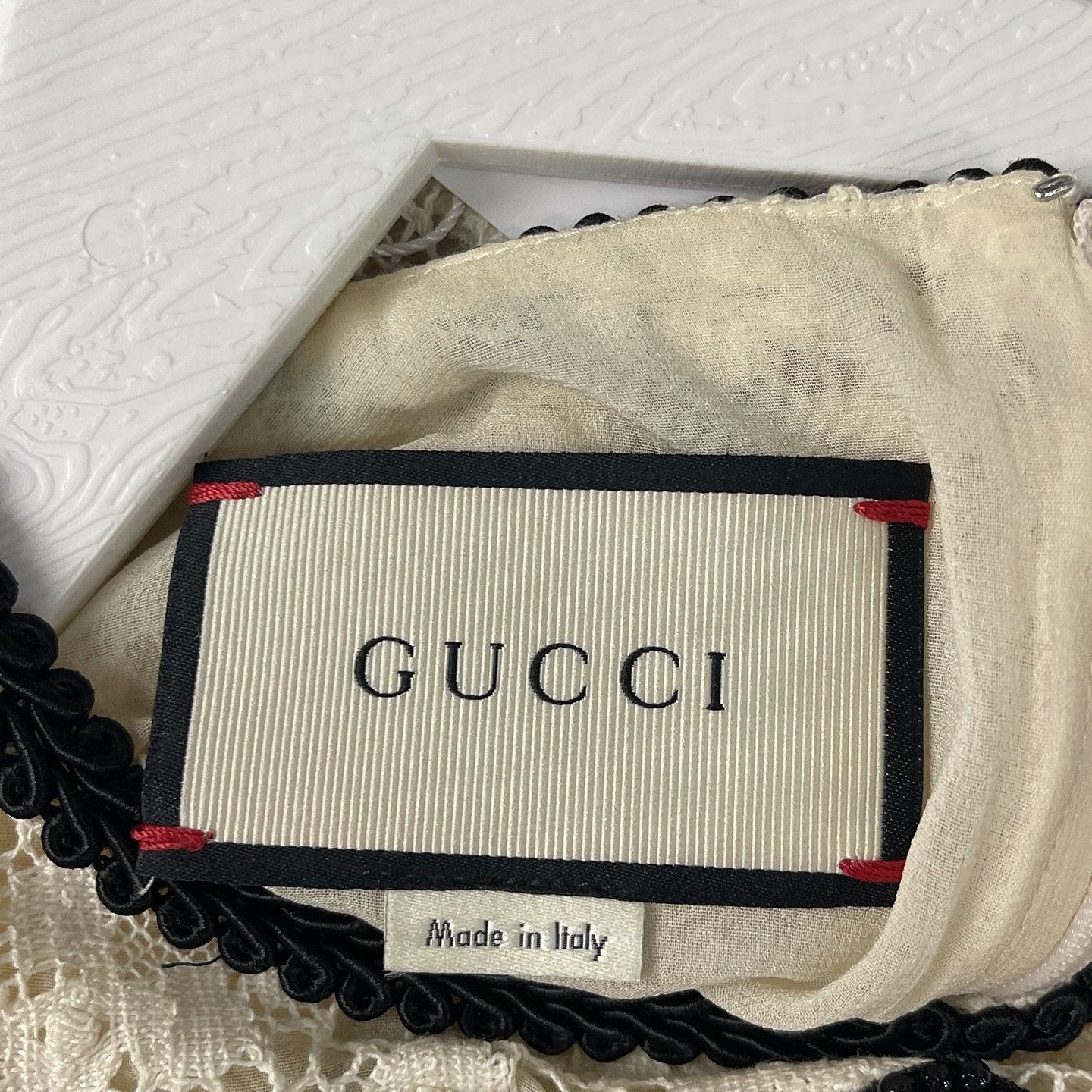 Gucci Gucci Beaded Bow Lace Dress Size 38 Size XS / US 0-2 / IT 36-38 - 3 Thumbnail