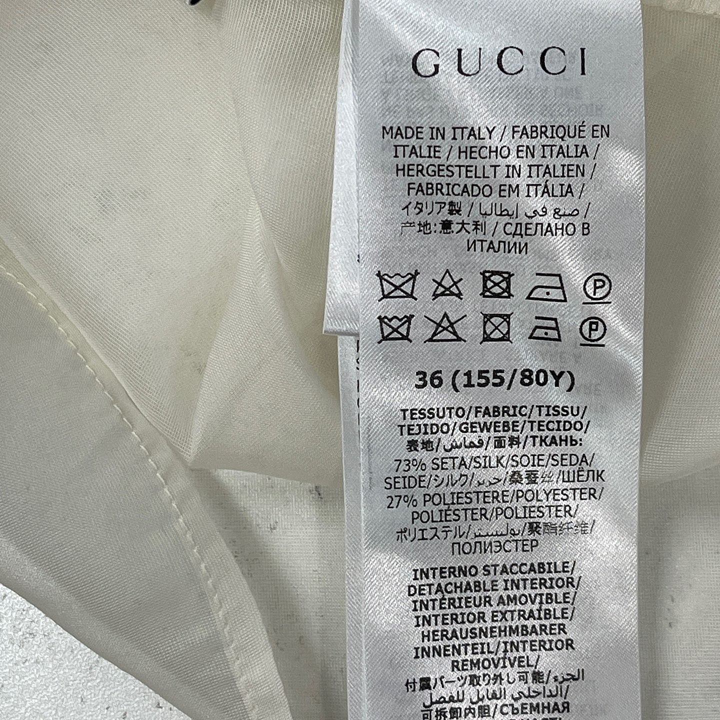 Gucci Gucci Pleated Sheer Blouse Size 36 Size XS / US 0-2 / IT 36-38 - 4 Thumbnail