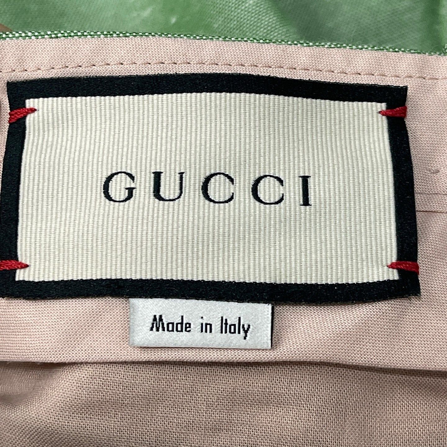 Gucci Gucci Orgasmique Green Wide Leg Pants Size 36 Size 25" / US 0 / IT 36 - 3 Thumbnail