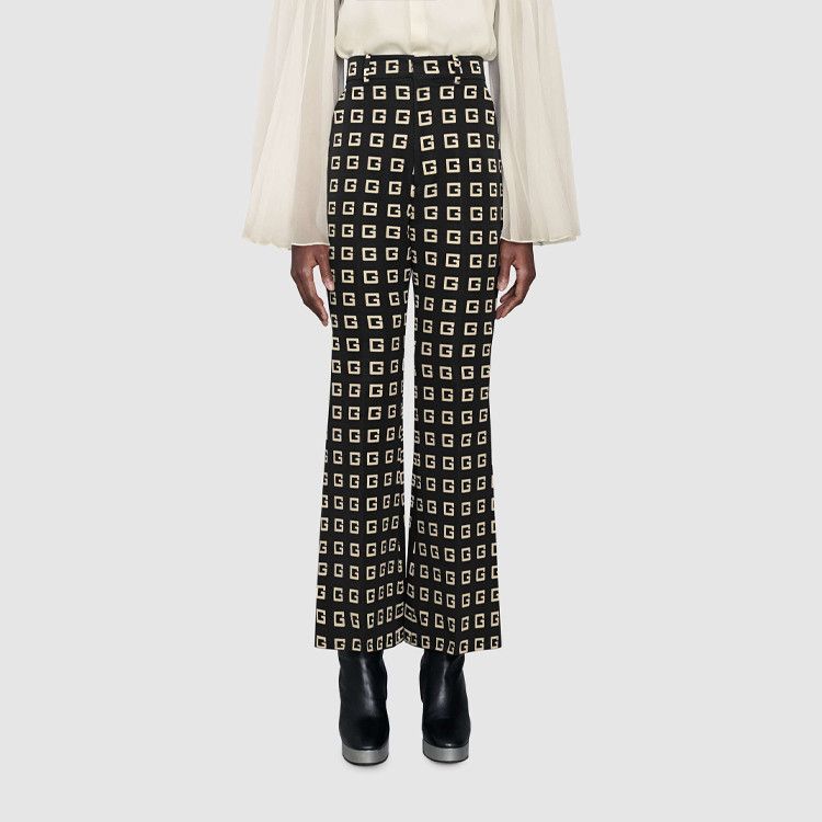 Gucci Gucci Monogram G Pattern Pants Size 38 Size 26" / US 2 / IT 38 - 8 Thumbnail