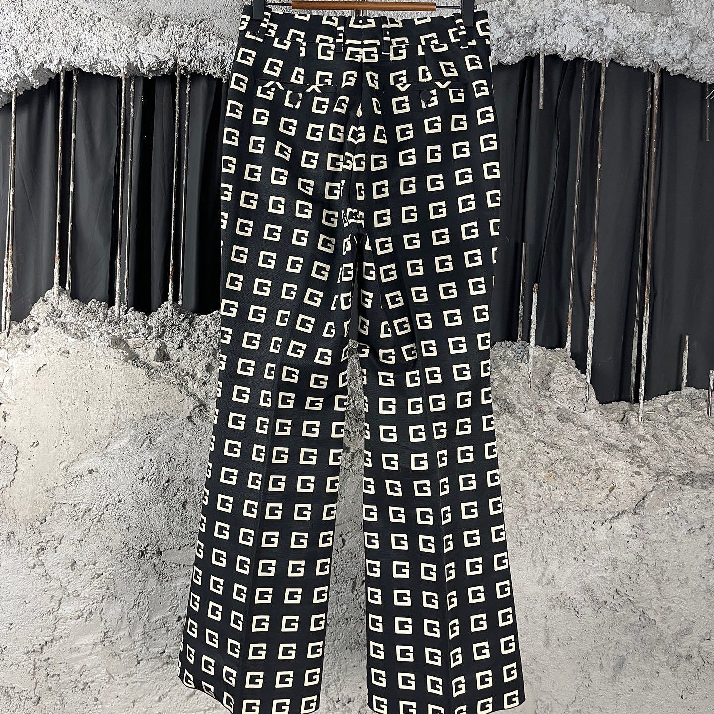 Gucci Gucci Monogram G Pattern Pants Size 38 Size 26" / US 2 / IT 38 - 2 Thumbnail