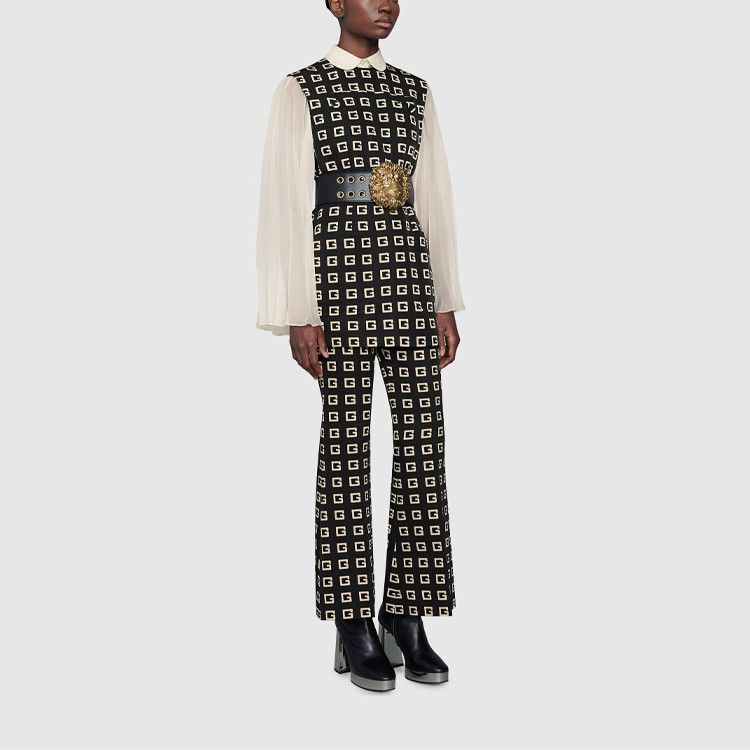 Gucci Gucci Monogram G Pattern Pants Size 38 Size 26" / US 2 / IT 38 - 9 Thumbnail