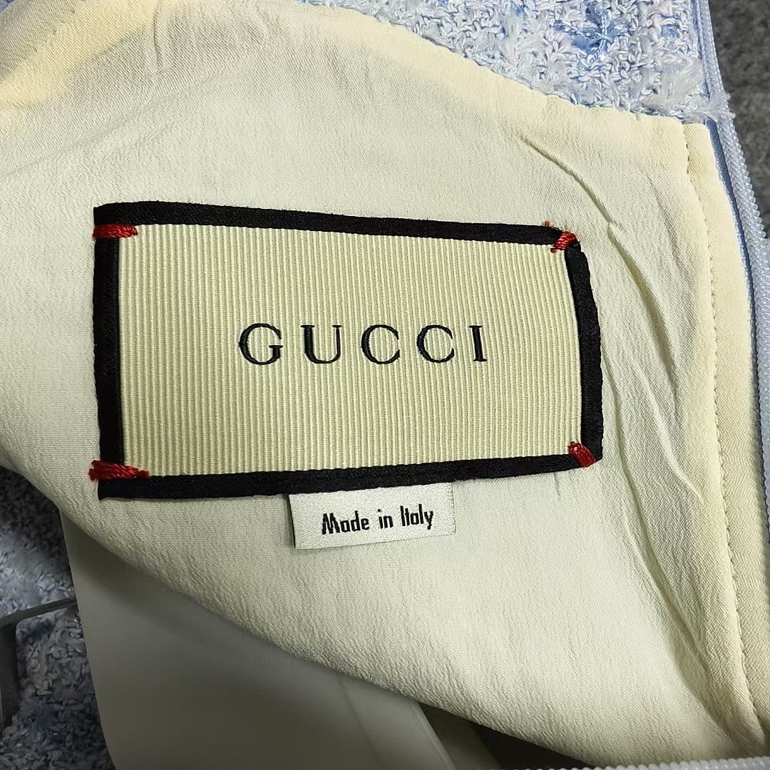 Gucci Gucci Tweed Tiger Head Detail Mini Dress Size 38 Size XS / US 0-2 / IT 36-38 - 3 Thumbnail