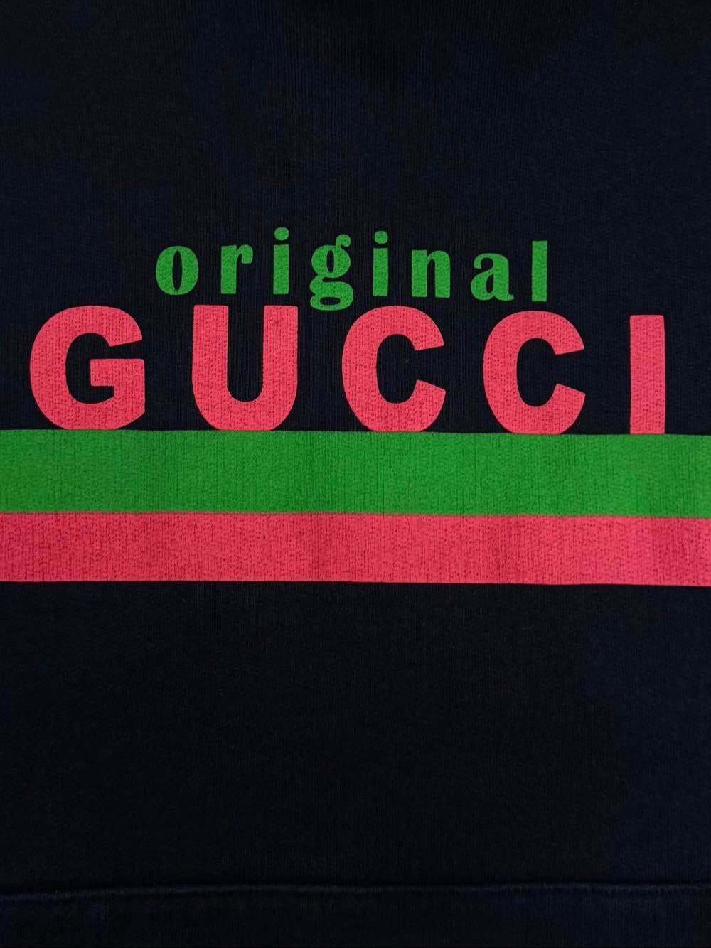 Gucci Gucci Original Logo Hoodie Size M Size US M / EU 48-50 / 2 - 5 Thumbnail