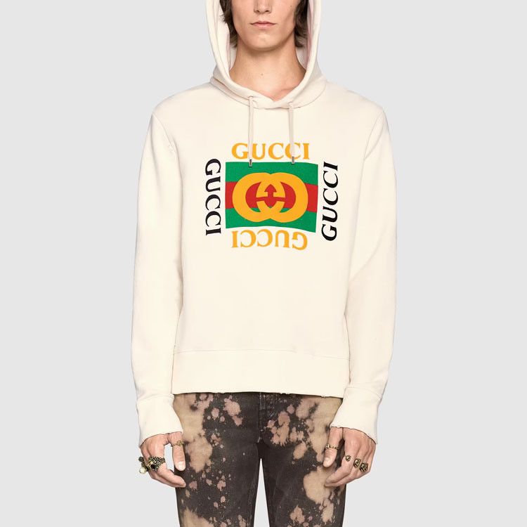 Gucci Gucci Logo Print Hoodie Size XS Size US XS / EU 42 / 0 - 10 Thumbnail