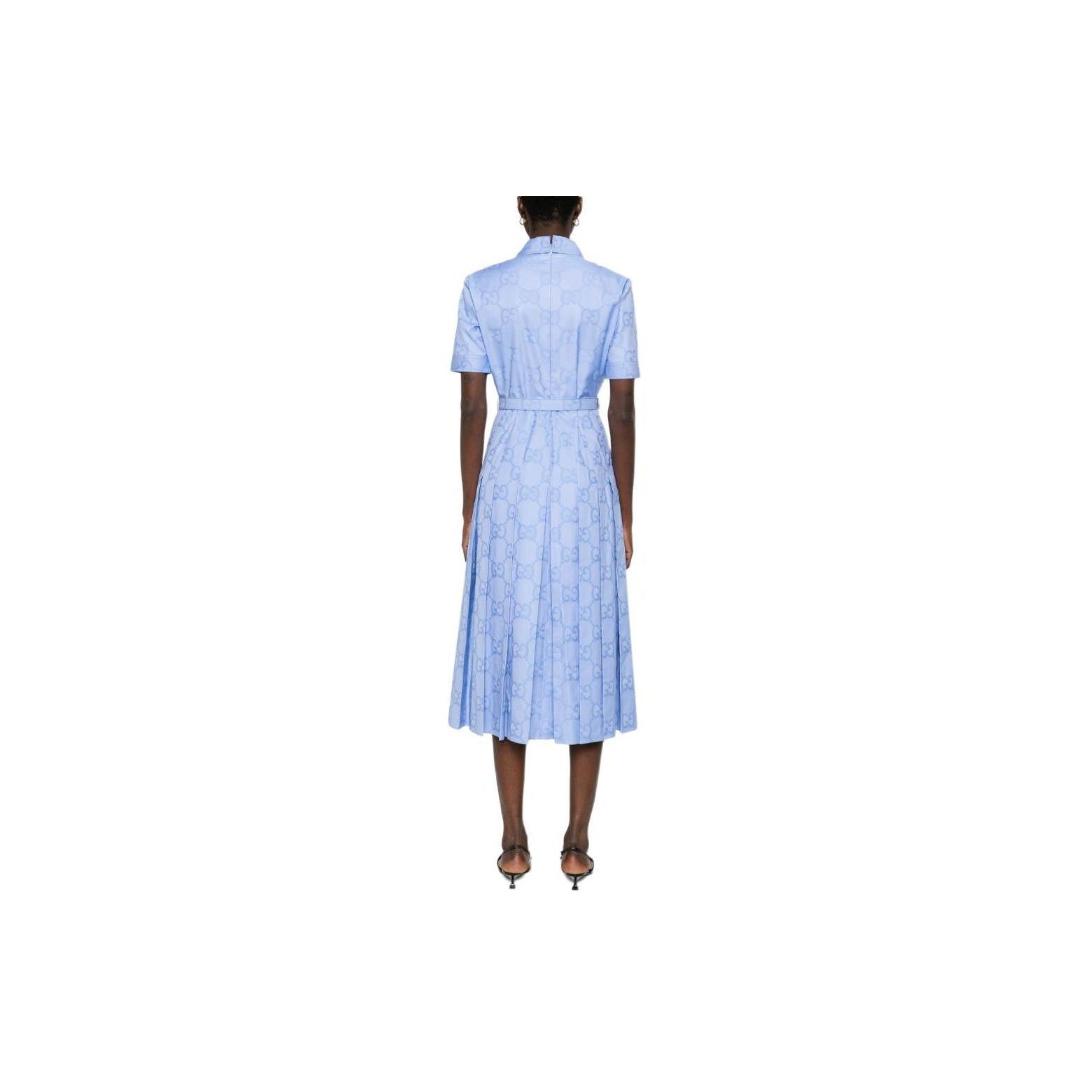 Gucci Gucci GG Jacquard Shirt Dress Size 42 Size M / US 6-8 / IT 42-44 - 9 Thumbnail