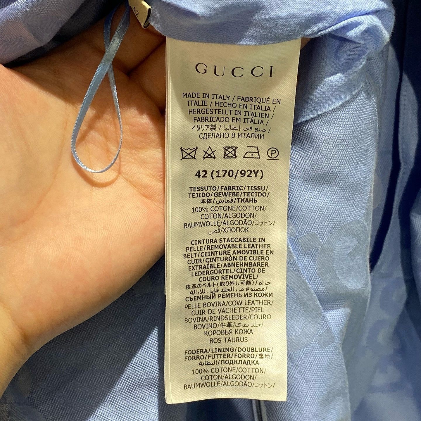 Gucci Gucci GG Jacquard Shirt Dress Size 42 Size M / US 6-8 / IT 42-44 - 4 Thumbnail