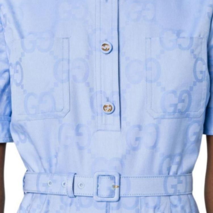 Gucci Gucci GG Jacquard Shirt Dress Size 42 Size M / US 6-8 / IT 42-44 - 11 Thumbnail