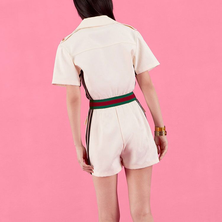 Gucci Gucci x adidas Web Stripe Jumpsuit Size 36 Size 25" / US 0 / IT 36 - 11 Thumbnail