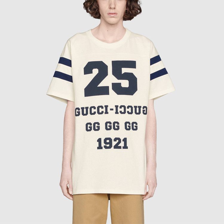 Gucci Gucci Blind For Love Graphic T-Shirt White Size XXL Size US XXL / EU 58 / 5 - 9 Thumbnail