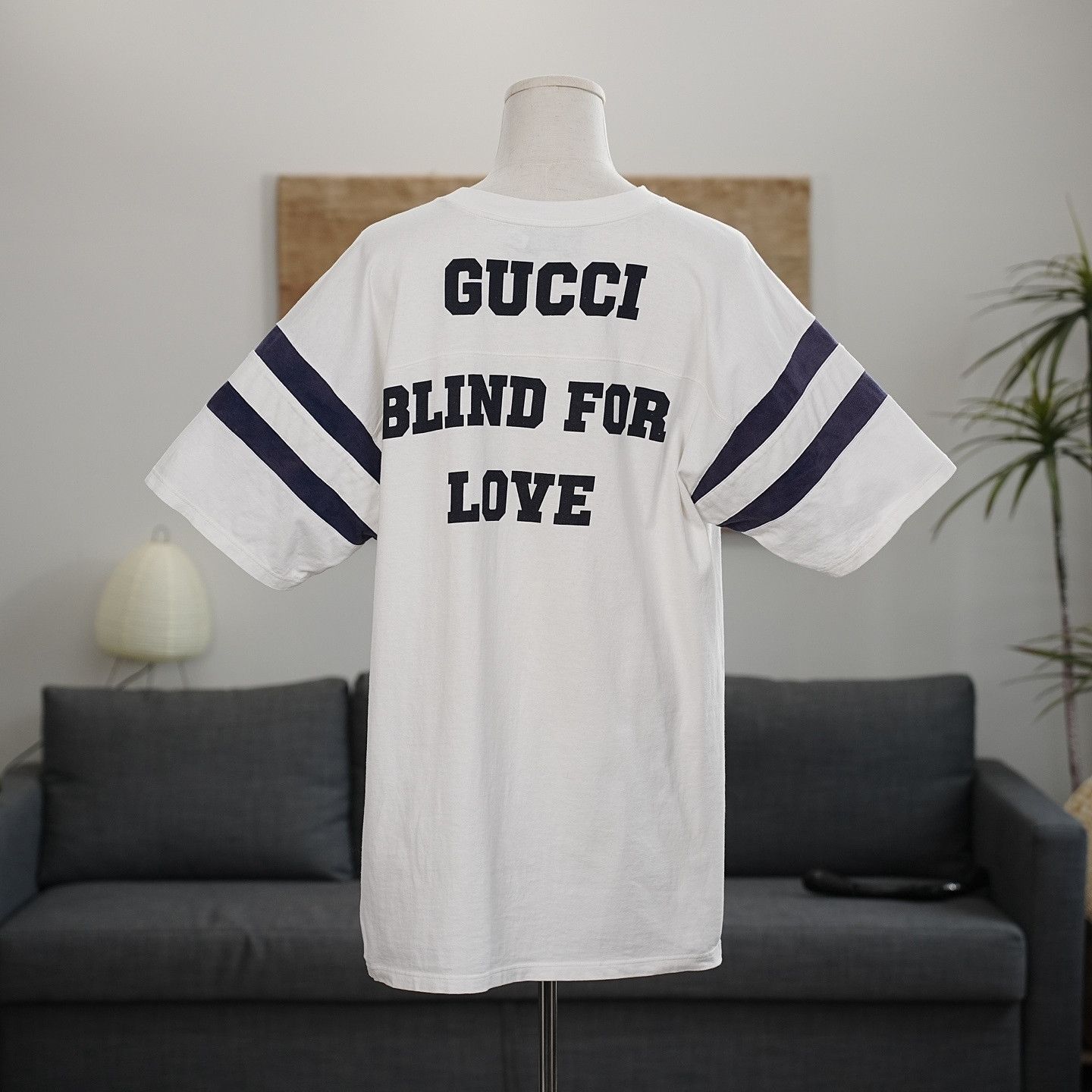 Gucci Gucci Blind For Love Graphic T-Shirt White Size XXL Size US XXL / EU 58 / 5 - 2 Thumbnail