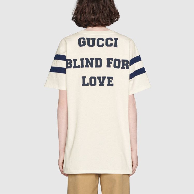 Gucci Gucci Blind For Love Graphic T-Shirt White Size XXL Size US XXL / EU 58 / 5 - 10 Thumbnail