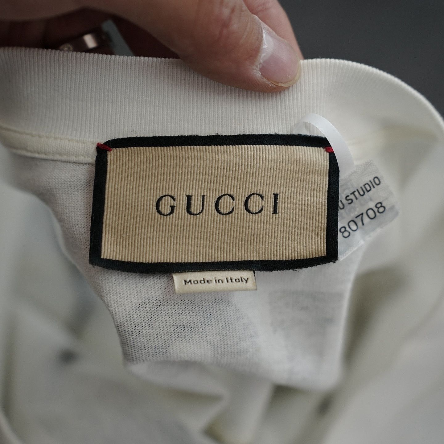 Gucci Gucci Blind For Love Graphic T-Shirt White Size XXL Size US XXL / EU 58 / 5 - 3 Thumbnail