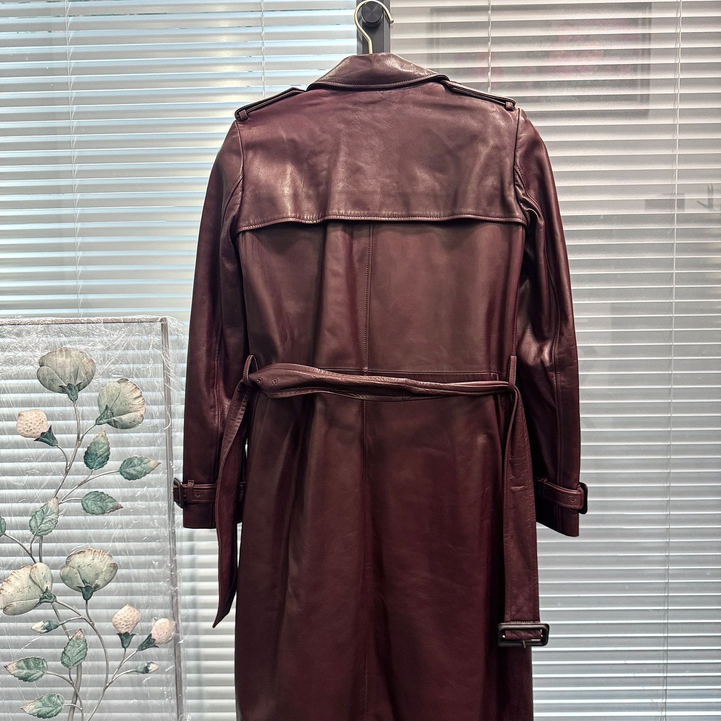 Gucci Gucci Leather Double Breasted Trench Coat Size 38 Size XS / US 0-2 / IT 36-38 - 2 Thumbnail