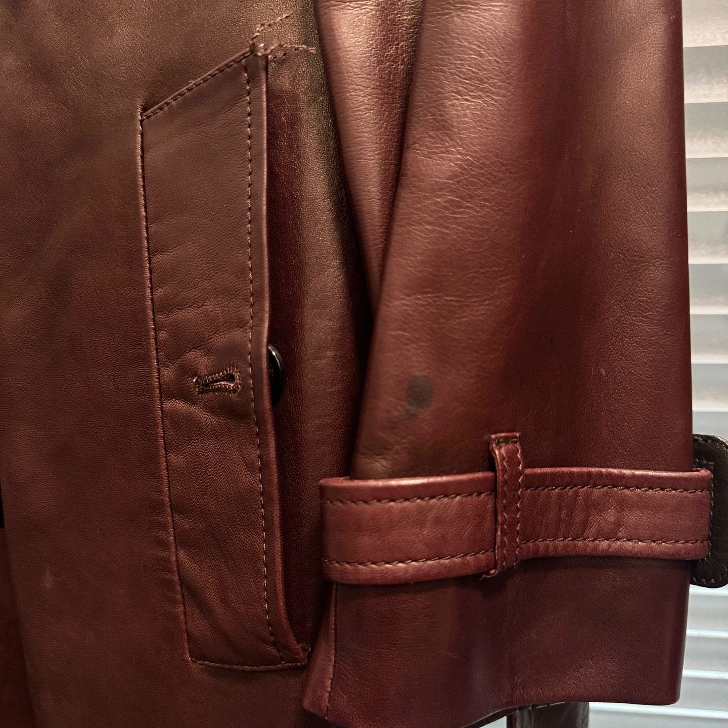 Gucci Gucci Leather Double Breasted Trench Coat Size 38 Size XS / US 0-2 / IT 36-38 - 7 Thumbnail