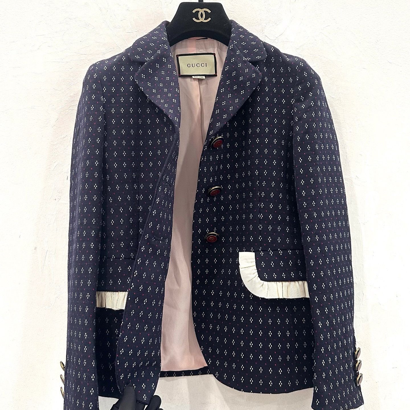 Gucci Gucci Patterned Wool Blazer Size 36 Size XS / US 0-2 / IT 36-38 - 5 Thumbnail