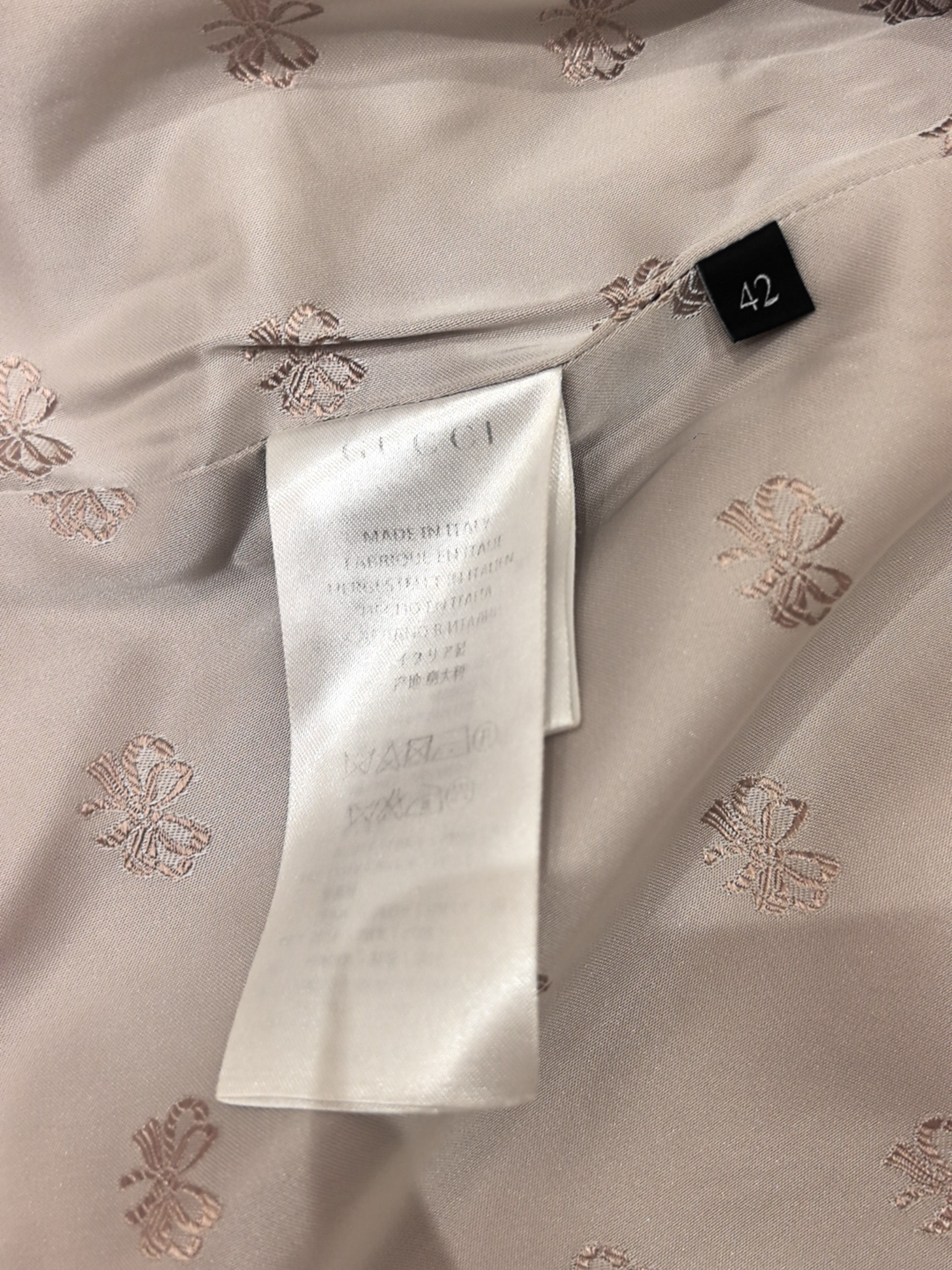 Gucci Gucci Pearl Button Peter Pan Collar Jacket Size 42 Size M / US 6-8 / IT 42-44 - 4 Thumbnail