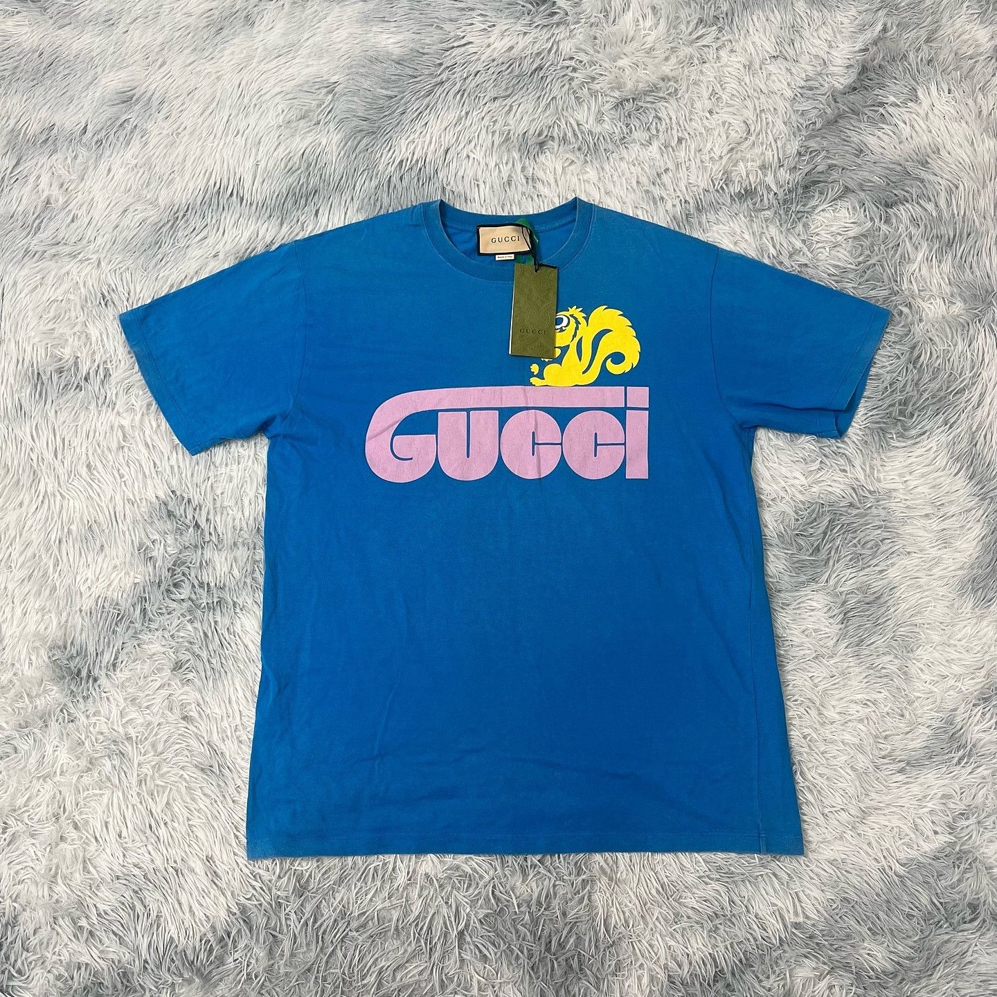 Gucci Gucci Squirrel Logo T-Shirt Size L Size US L / EU 52-54 / 3 - 6 Thumbnail