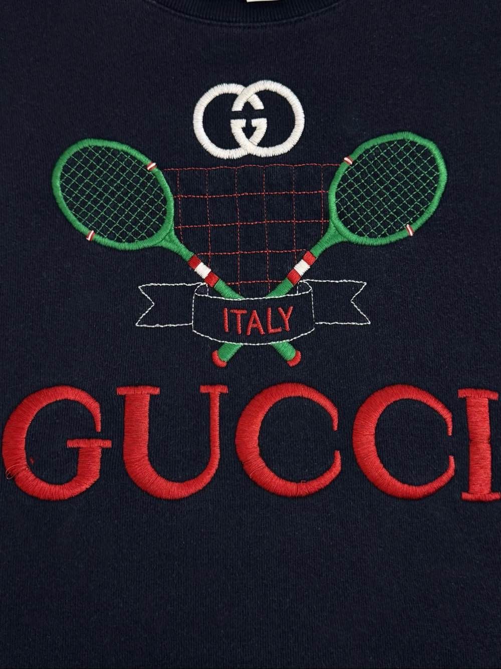 Gucci Gucci Tennis Embroidery Sweatshirt Size XS Size XS / US 0-2 / IT 36-38 - 5 Thumbnail