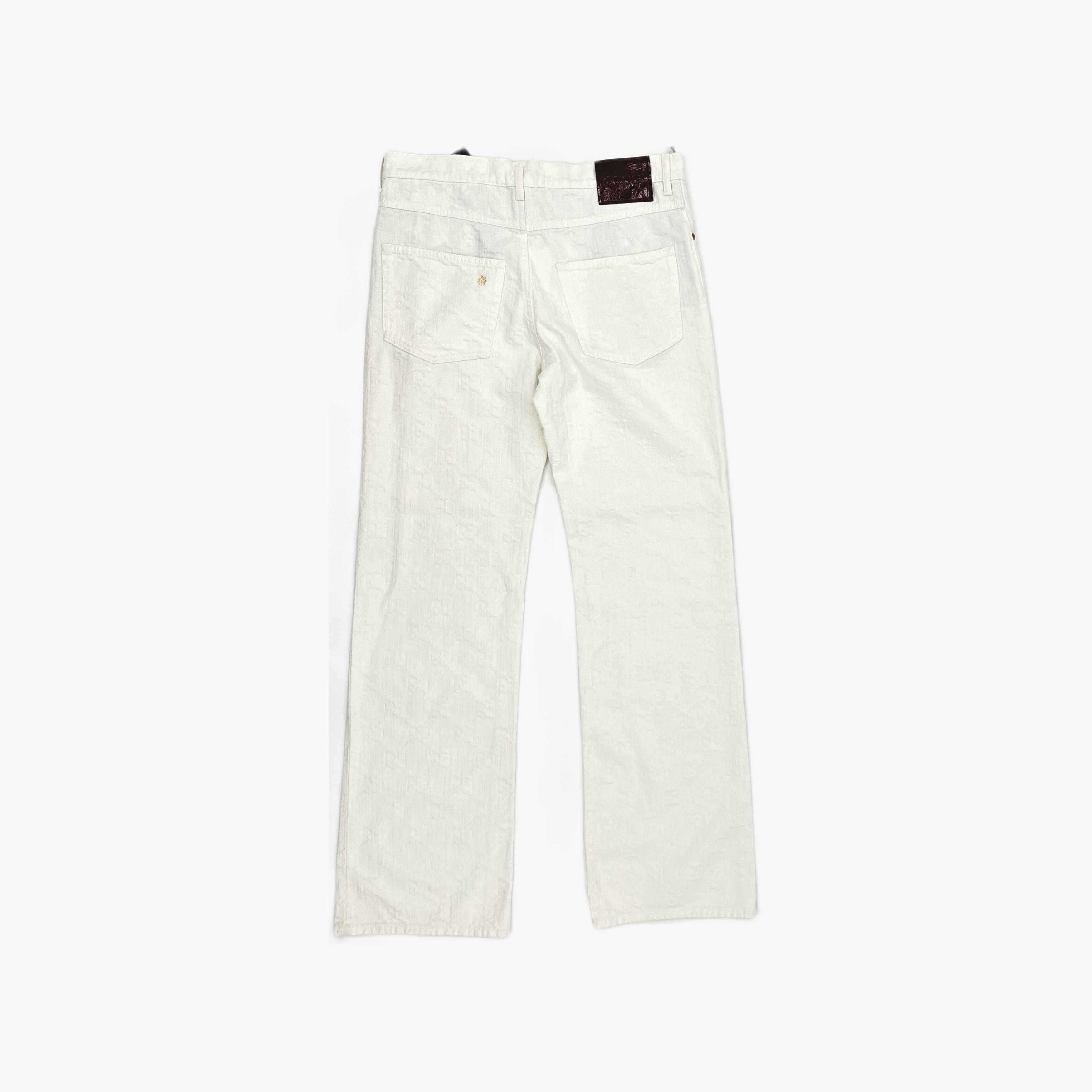 Gucci Gucci GG Embossed Denim Jeans Size 34 Size US 34 / EU 50 - 2 Thumbnail
