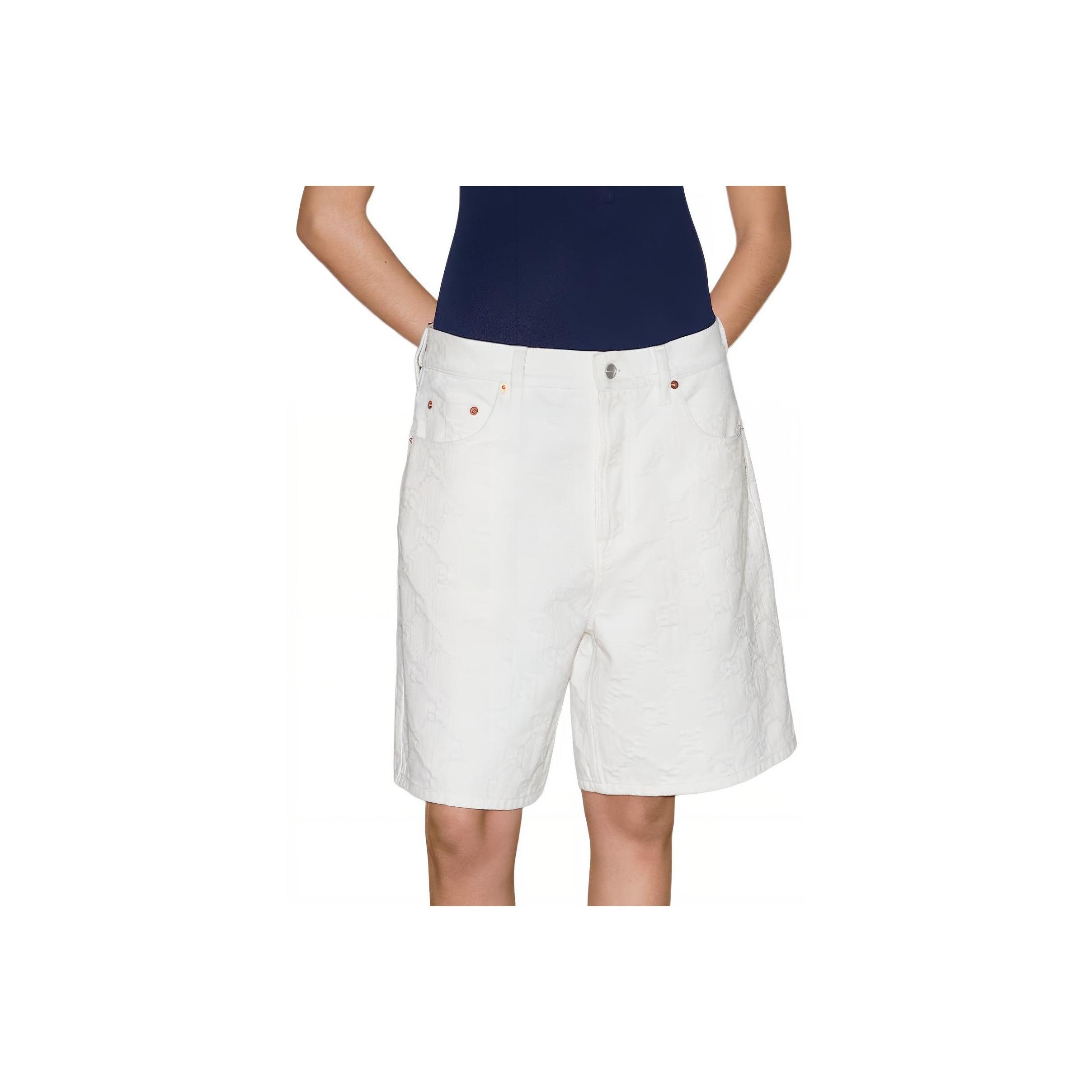 Gucci Gucci Monogram Jacquard Shorts Size 26 Size 26" / US 2 / IT 38 - 8 Thumbnail