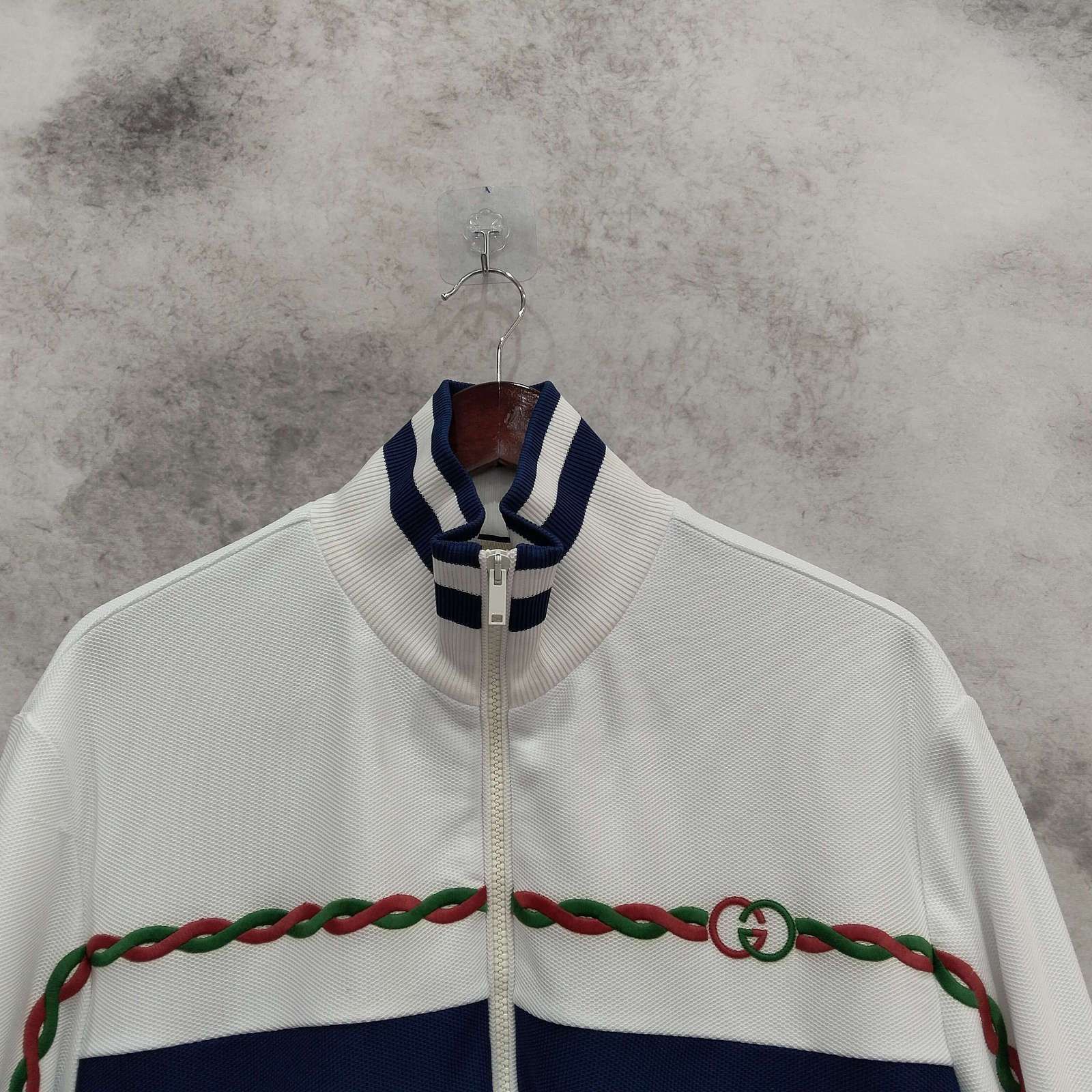 Gucci Gucci Web Trim Zip Track Jacket Size M Size US M / EU 48-50 / 2 - 7 Thumbnail