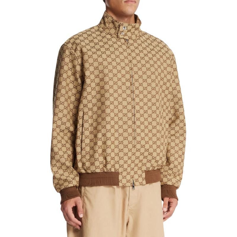 Gucci Gucci GG Monogram Bomber Jacket Size M Size US M / EU 48-50 / 2 - 9 Thumbnail