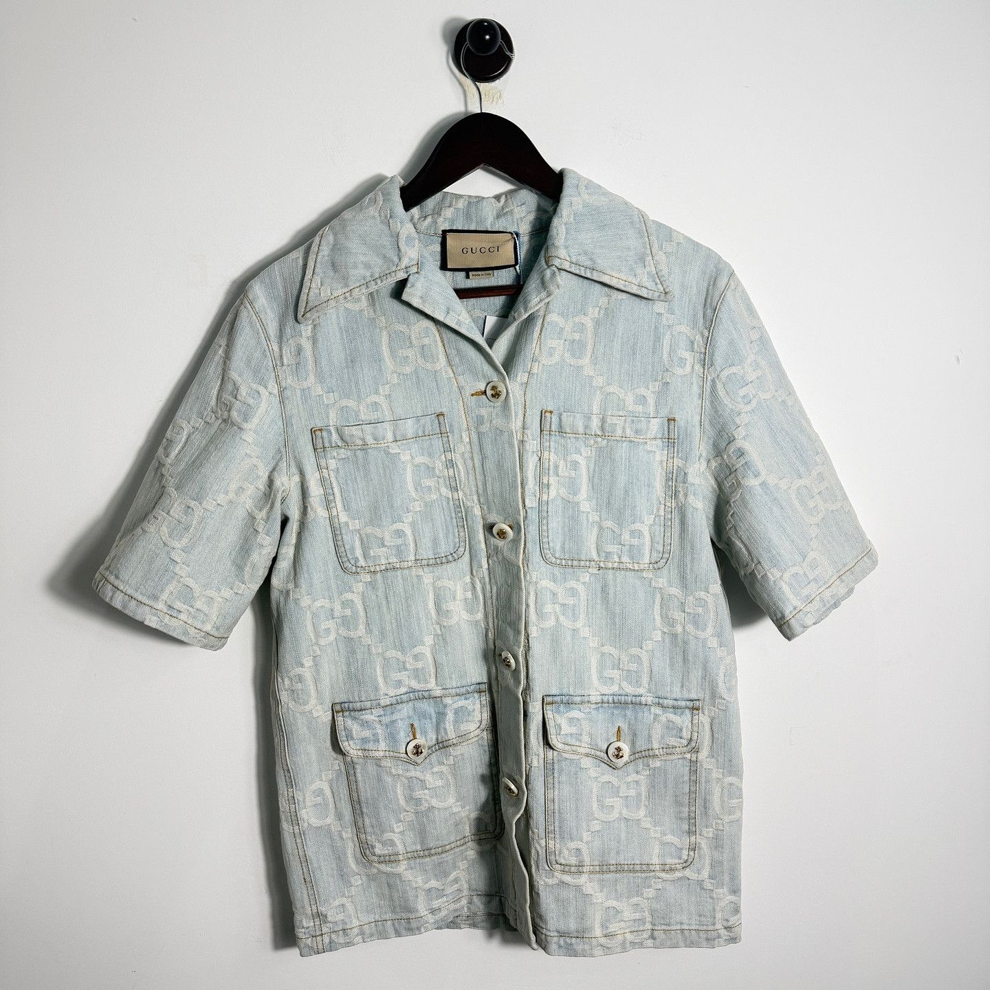 Gucci Gucci California Embroidery Denim Button Up Size 38 Size XS / US 0-2 / IT 36-38 - 6 Thumbnail