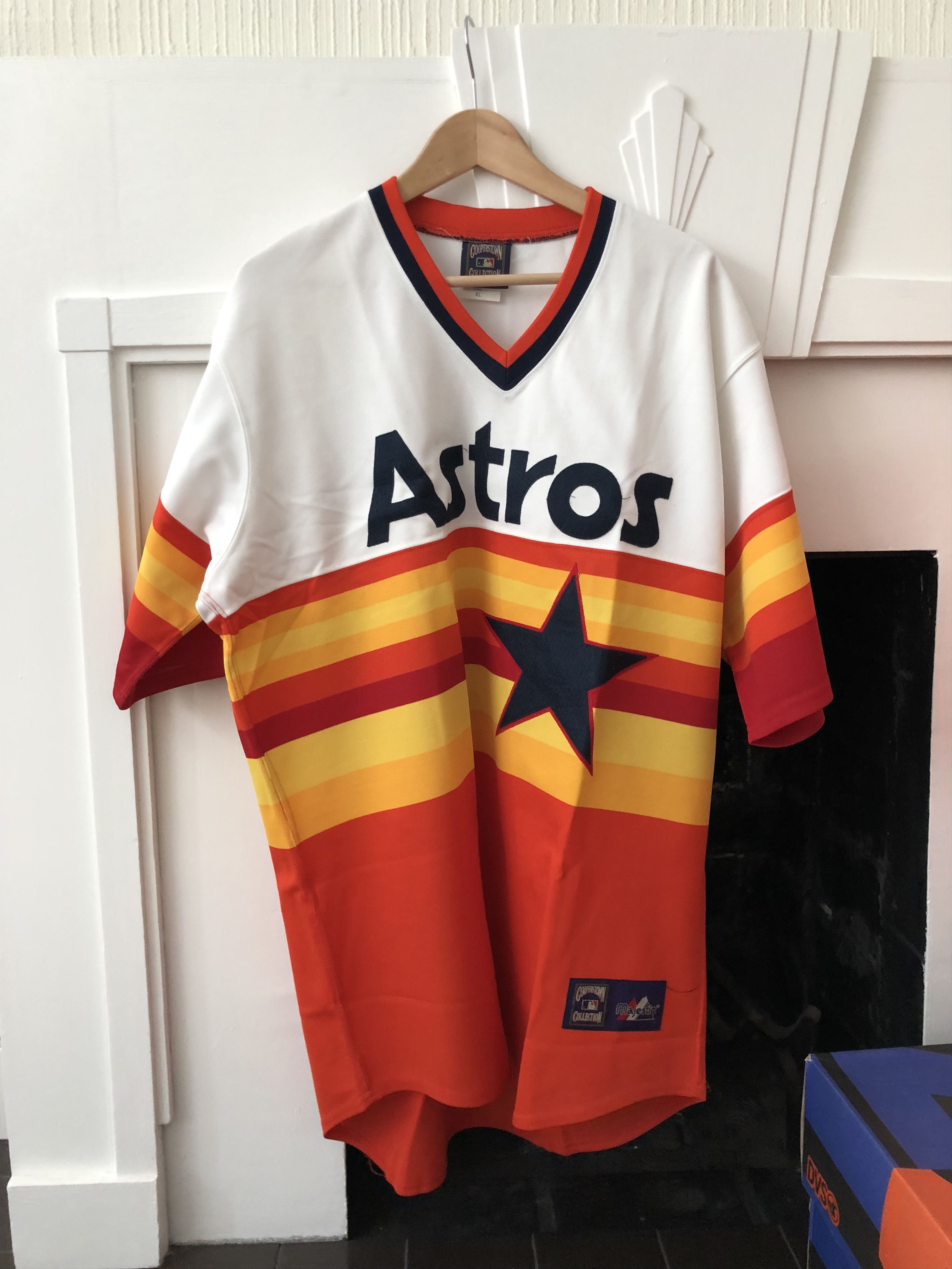 Vintage Houston Astros Cooperstown Throwback Jersey Size US XL / EU 56 / 4 - 1 Preview