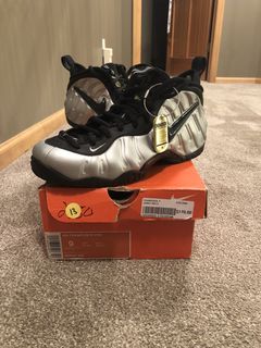 Metallic silver hot sale foamposite pro