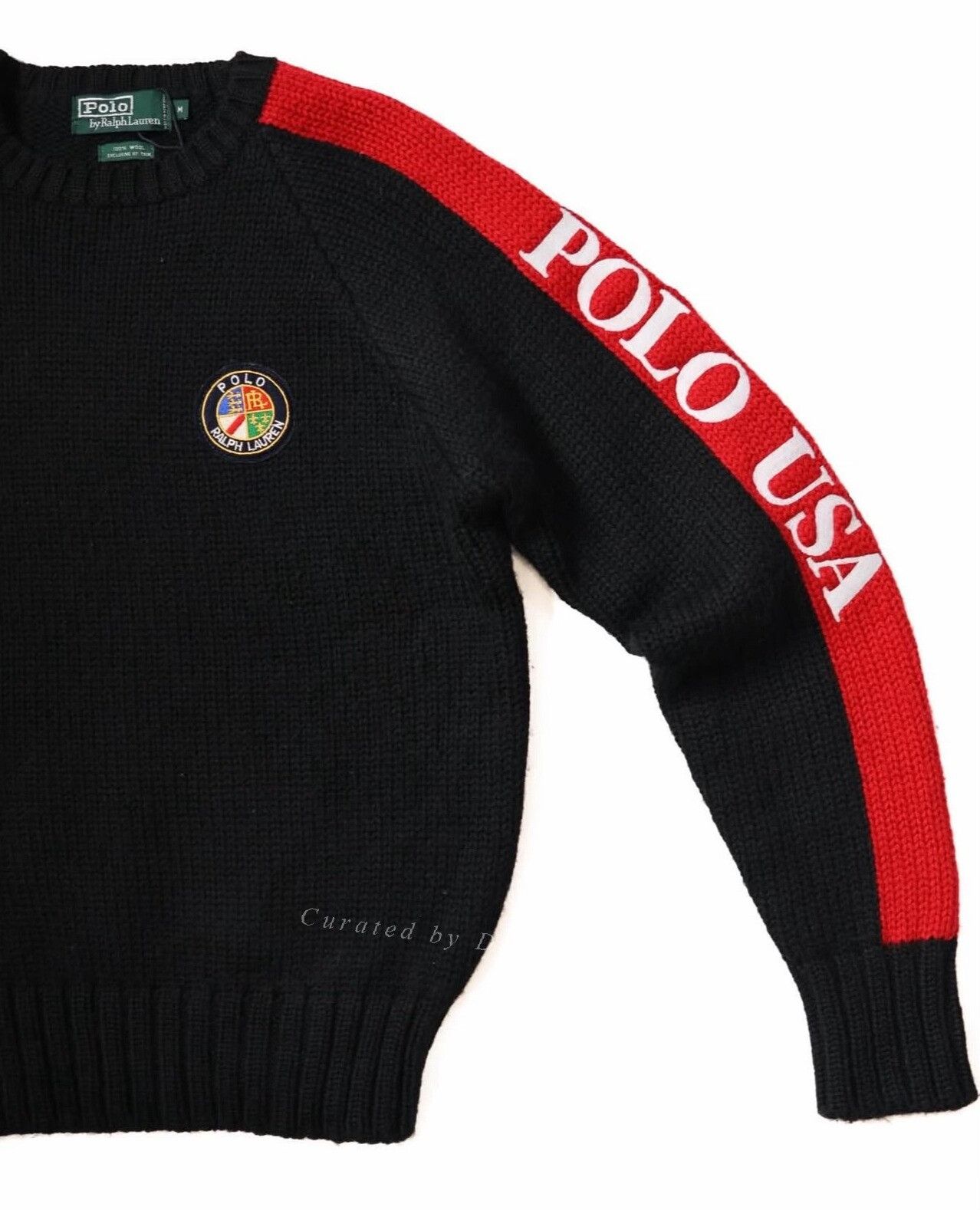 Vintage Vintage 1988 Polo Ralph Lauren Wool Sweater Size US M / EU 48-50 / 2 - 3 Thumbnail