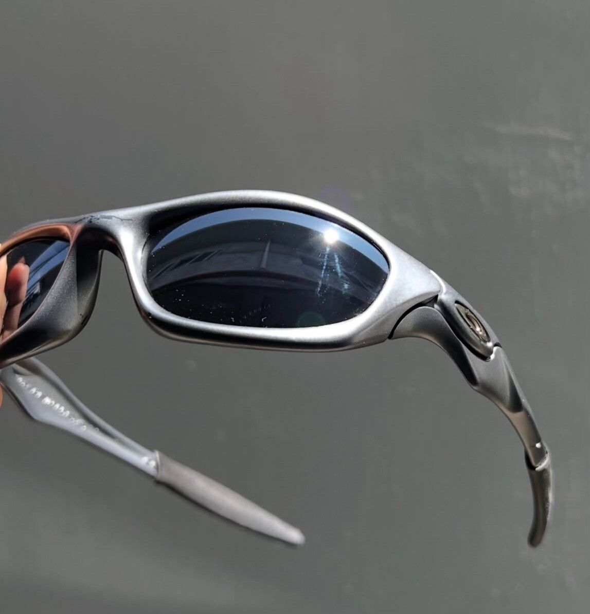Vintage 2004 Oakley Unknown Dark Grey Sunglasses Size ONE SIZE - 9 Thumbnail