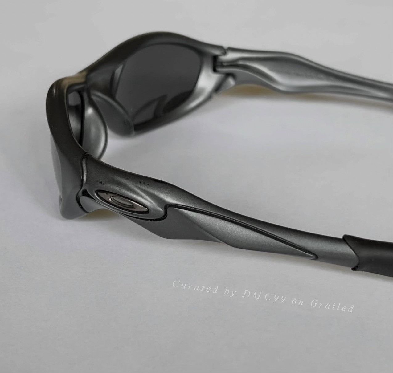 Vintage 2004 Oakley Unknown Dark Grey Sunglasses Size ONE SIZE - 8 Thumbnail