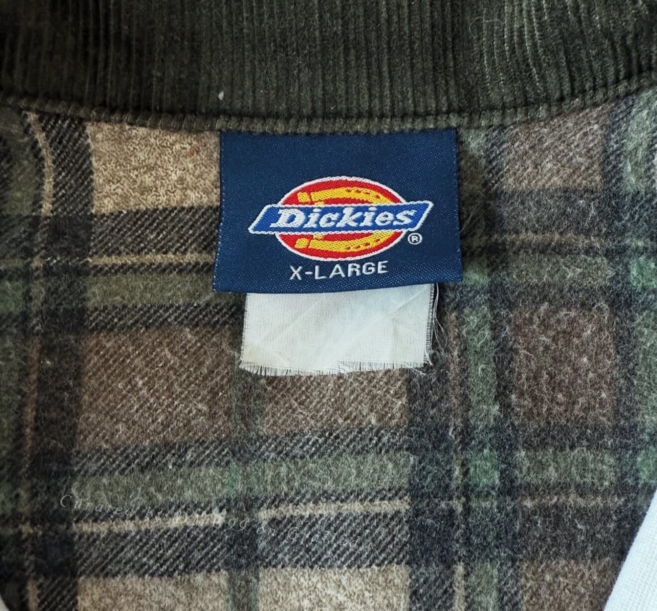 Vintage Vintage Dickies 2000s White Denim Work Jacket Size US XL / EU 56 / 4 - 7 Thumbnail