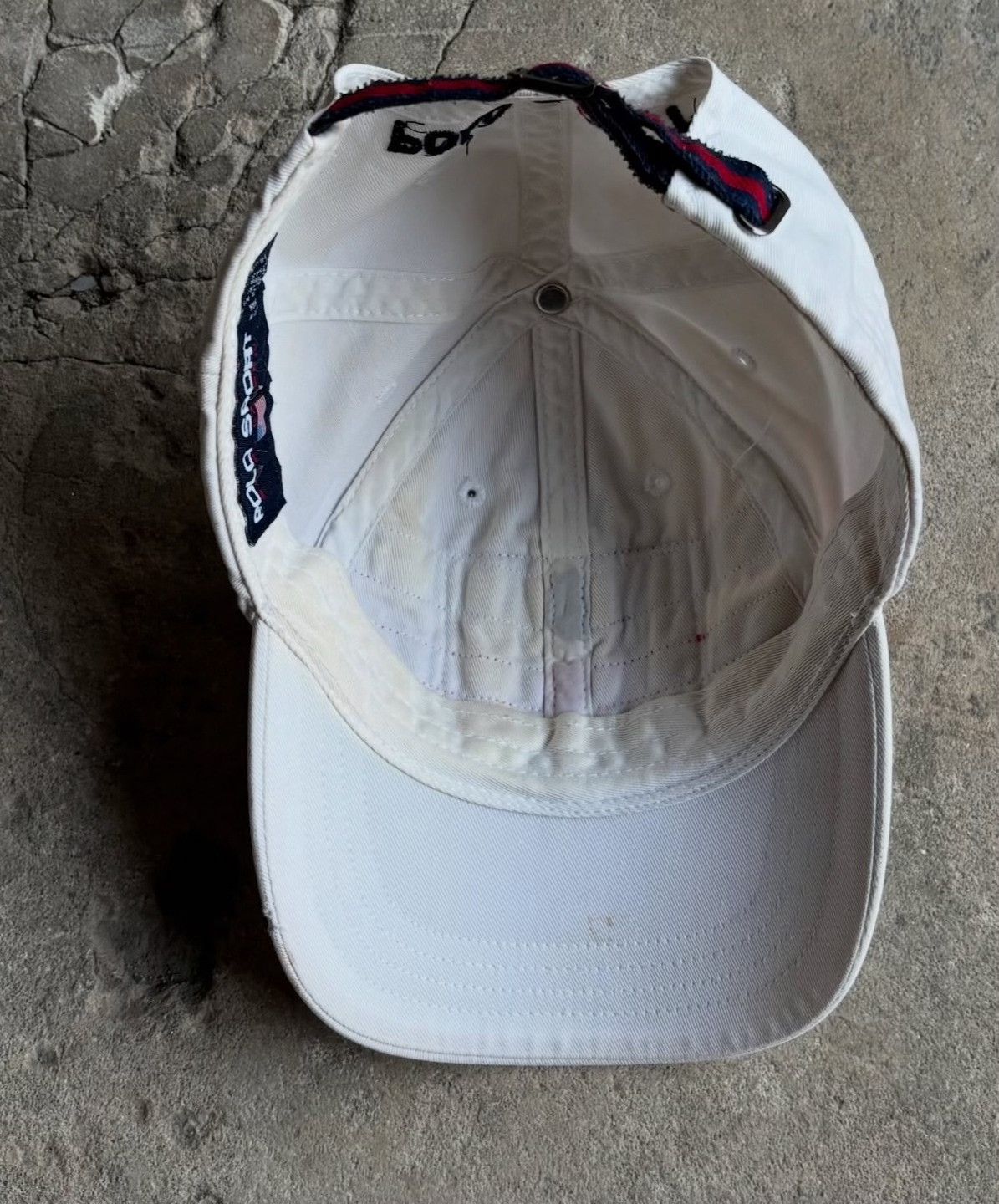 Vintage Vintage 1990s Polo Sport USA Flag Cap Size ONE SIZE - 5 Thumbnail