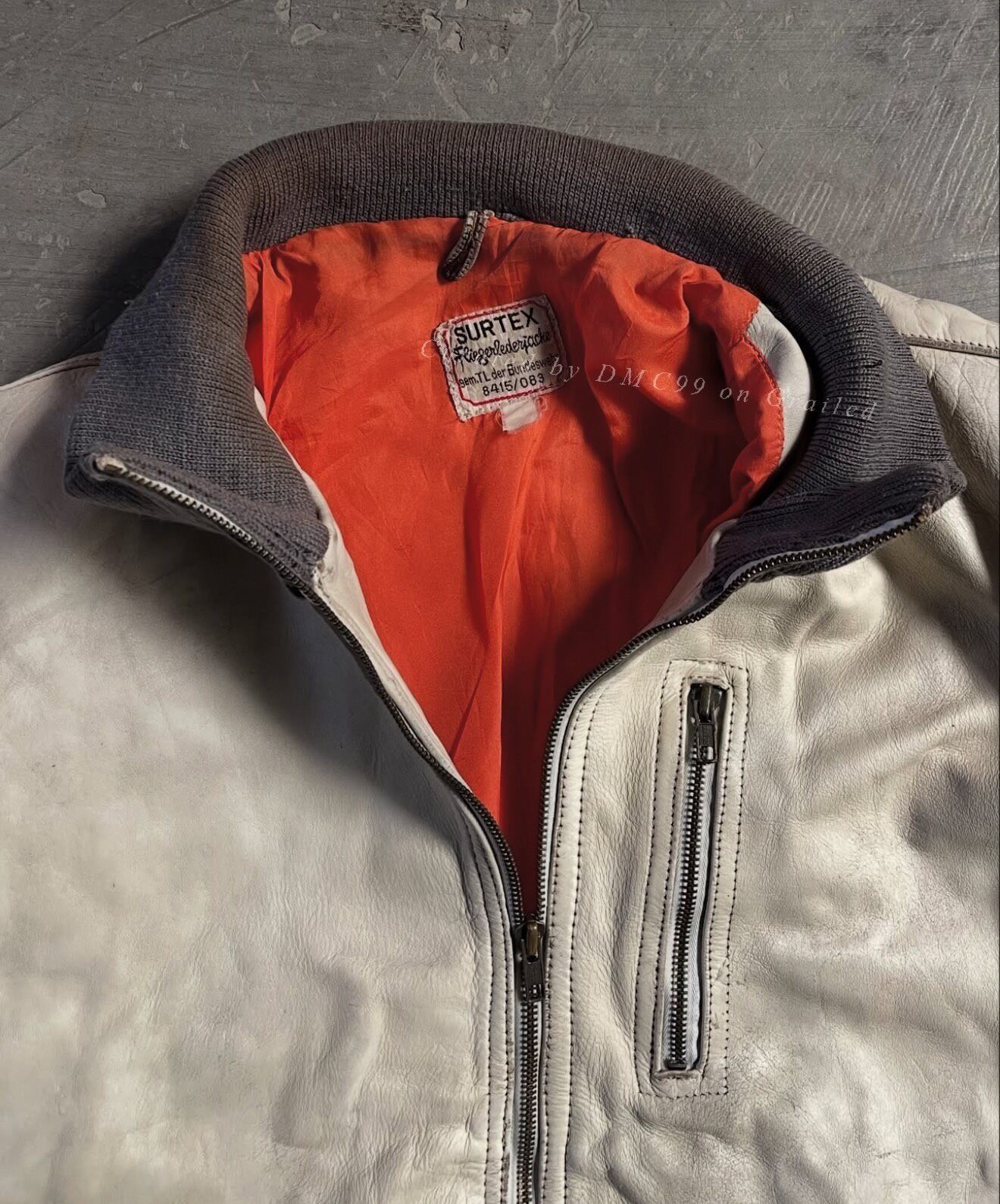 Vintage 1980s German Air Force Leather Pilot Jacket Size US M / EU 48-50 / 2 - 3 Thumbnail