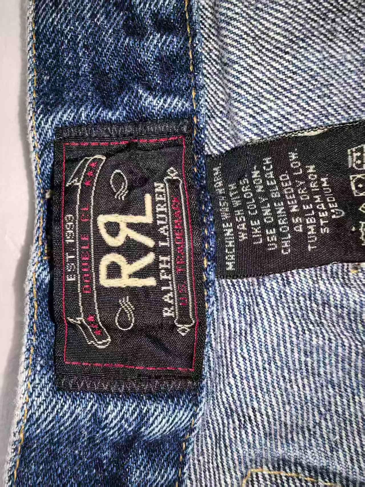 Vintage Vintage 1990s Double RL Denim Pants Size US 28 / EU 44 - 6 Thumbnail