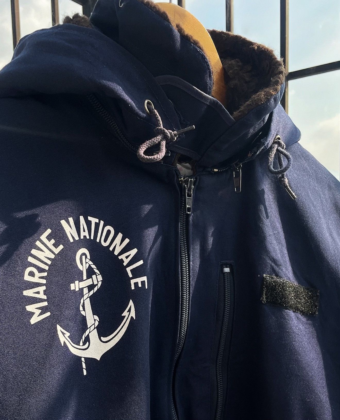 True Religion 1980s Marine Nationale N-1 Deck Jacket Size US M / EU 48-50 / 2 - 2 Thumbnail